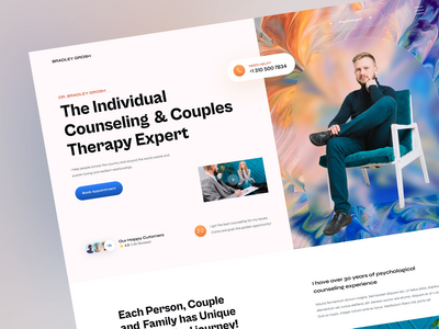 布拉德利 - 心理学家投资组合页眉(Bradley - A Psychologist Portfolio Header)