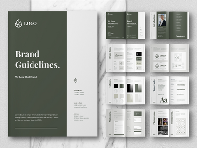品牌指南模板(Brand Guideline Template)