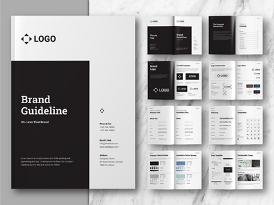 品牌指南模板(Brand Guideline Template)