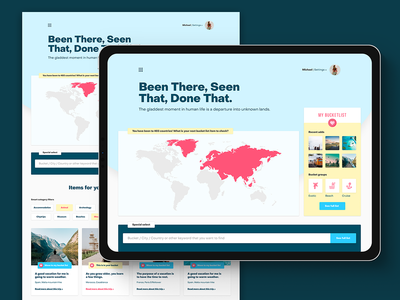 旅游清单网站(Travel bucketlist website)