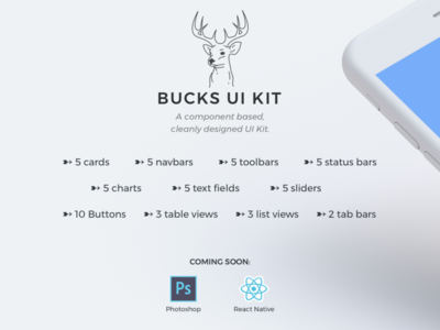 雄鹿 UI 套件(Bucks UI Kit)
