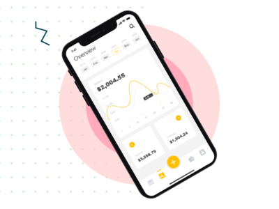 预算管理应用程序的概览屏幕概念(Overview screen concept for Budget Management app)