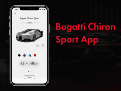 布加迪 Chiron 运动应用程序(Bugatti Chiron Sport App)