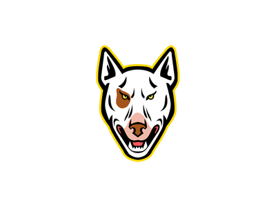 愤怒的斗牛梗吉祥物(Angry Bull Terrier Mascot)
