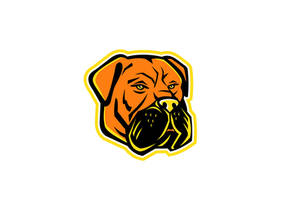 Bullmastiff 狗吉祥物(Bullmastiff Dog Mascot)