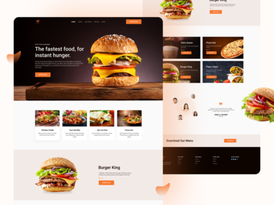 汉堡登陆页面(Burger Landing Page)