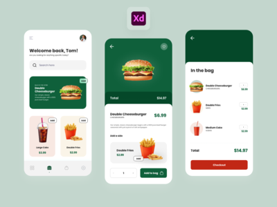 Burger App iOS UI KIT 探索(Burger App iOS UI KIT Exploration)