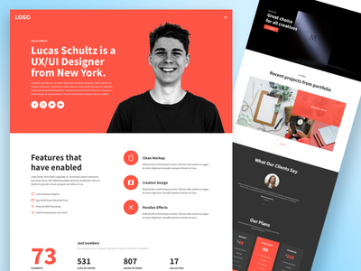商业创意登陆页面(Business Creative Landing Page)