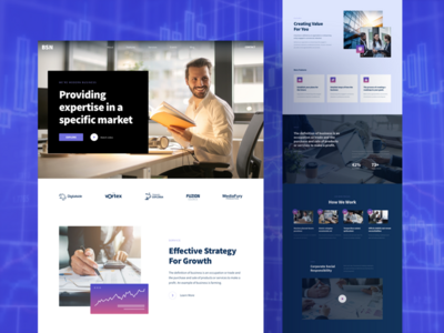 业务响应登陆页面(Business Responsive Landing Page)