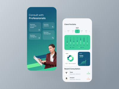 业务咨询 IOS app UI app(Business consultancy IOS app UI app)