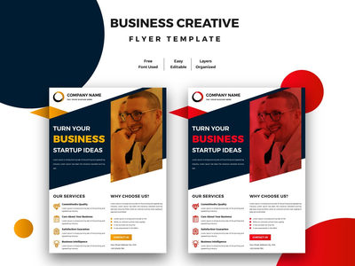 商业创意传单模板(Business Creative Flyer Template)