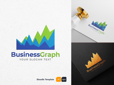 业务图徽标模板(Business Graph logo template)