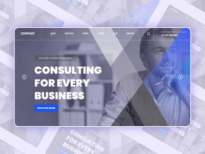 业务页眉设计模板(Business Header Design Template)