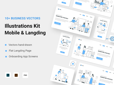 商业插图工具包(Business Illustration Kit)