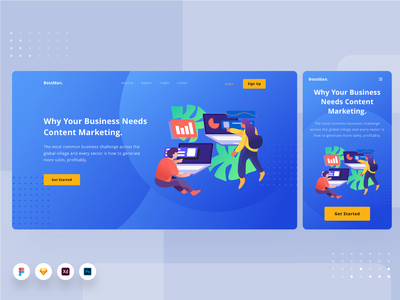 业务登陆页面(Business Landingpage)