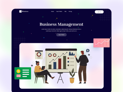 业务管理登陆页面(Business Management landing page)