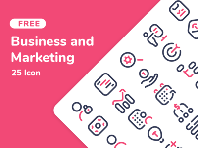 商业和营销图标包(Business and Marketing Icon Pack)