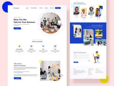 商业营销顾问主页(Business Marketing Consultant Home Page)