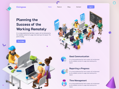 商业计划登陆页面(Business Planning Landing page)