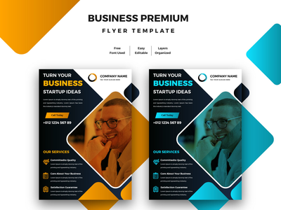 商业高级传单模板(Business Premium Flyer Template)