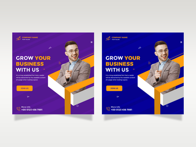 商业推广概念社交媒体模板(Business Promotion Concept Social Media Template)