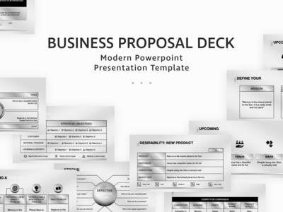 商业提案的PowerPoint演示模板(Business Proposal PowerPoint Presentation Template)