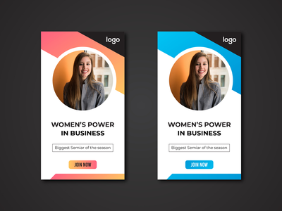 商业的社交媒体故事模板设计(Social media story template design for business)