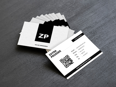 最小的名片设计(Minimal business card design)