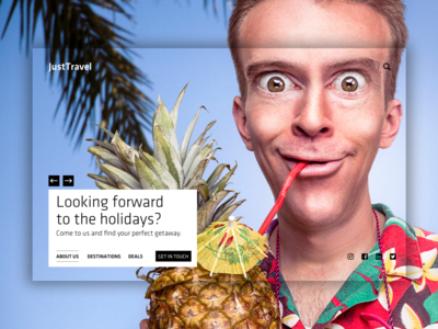 英雄标题 - 只是旅行(Hero Header - Just Travel)