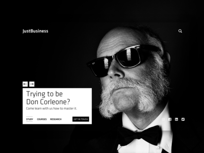 英雄标题 - 只是生意(Hero Header - Just Business)