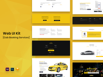 出租车预订 Web UI 套件(Cab Booking Web UI Kit)