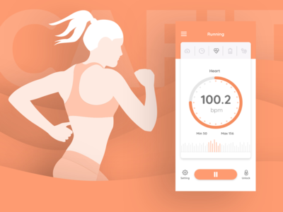 Cafit 锻炼 UI 套件 #3(Cafit Workout UI Kit #3)