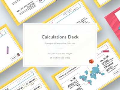 计算 - 终极演示模板(Calculation  - Ultimate Presentation Template)