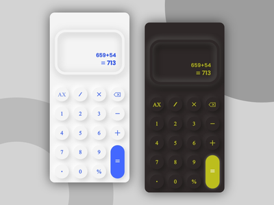 计算器移动应用程序 UI(Calculator Mobile App Ui)