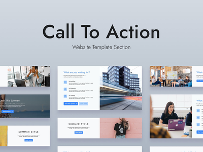 网络号召性用语设计模板(Web Call To Action Design Template)