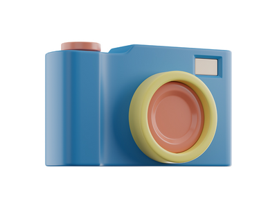 相机 3D 图标(Camera 3D Icon)
