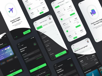 机票预订应用程序设计(Flight Ticket Booking App Design)