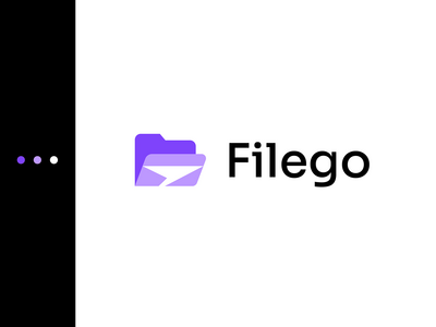 Filego 标志 |文件夹，文件，去(Filego Logo | folder, file, go)