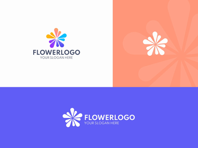 花标志设计(Flower Logo Design)