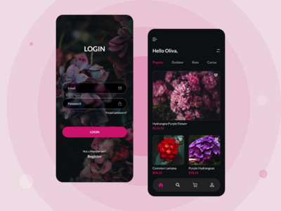 花应用设计空缺(Flower App design By | Bacancy)