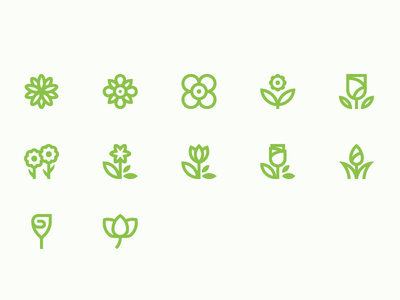 花图标(Flower Icons)