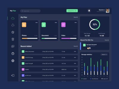 文件管理仪表板(File Management Dashboard)