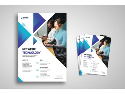 传单模板网络技术公司(Flyer Template Network Technology Company)