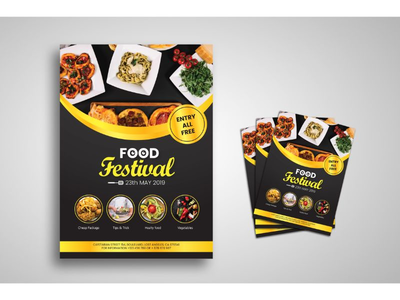 传单模板美食节(Flyer Template Food Festival)