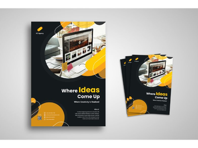 传单模板创意公司(Flyer Template Creative Idea Company)