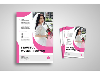 传单模板婚礼策划服务(Flyer Template Wedding Planner Service)
