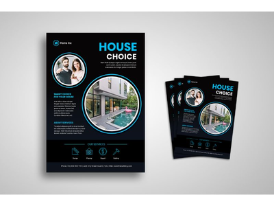 传单模板房屋管理服务(Flyer Template House Management Services)