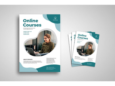 传单模板在线课程推广(Flyer Template Online Courses Promotion)