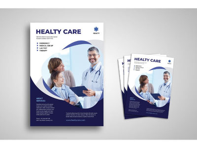 传单模板医疗(Flyer Template Medical Care)