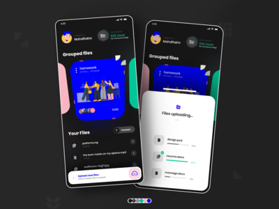 文件管理器应用程序概念(File manager app concept)